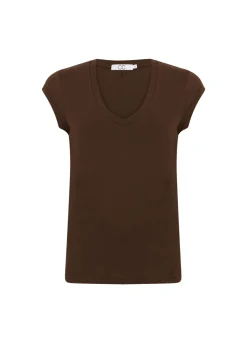 Kvinde Coster Copenhagen T-Shirts^Cc Heart T-Shirt Med V-Hals