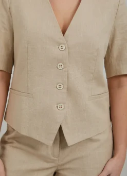 Kvinde Coster Copenhagen Blazers^Cropped Blazer M. Korteaermer