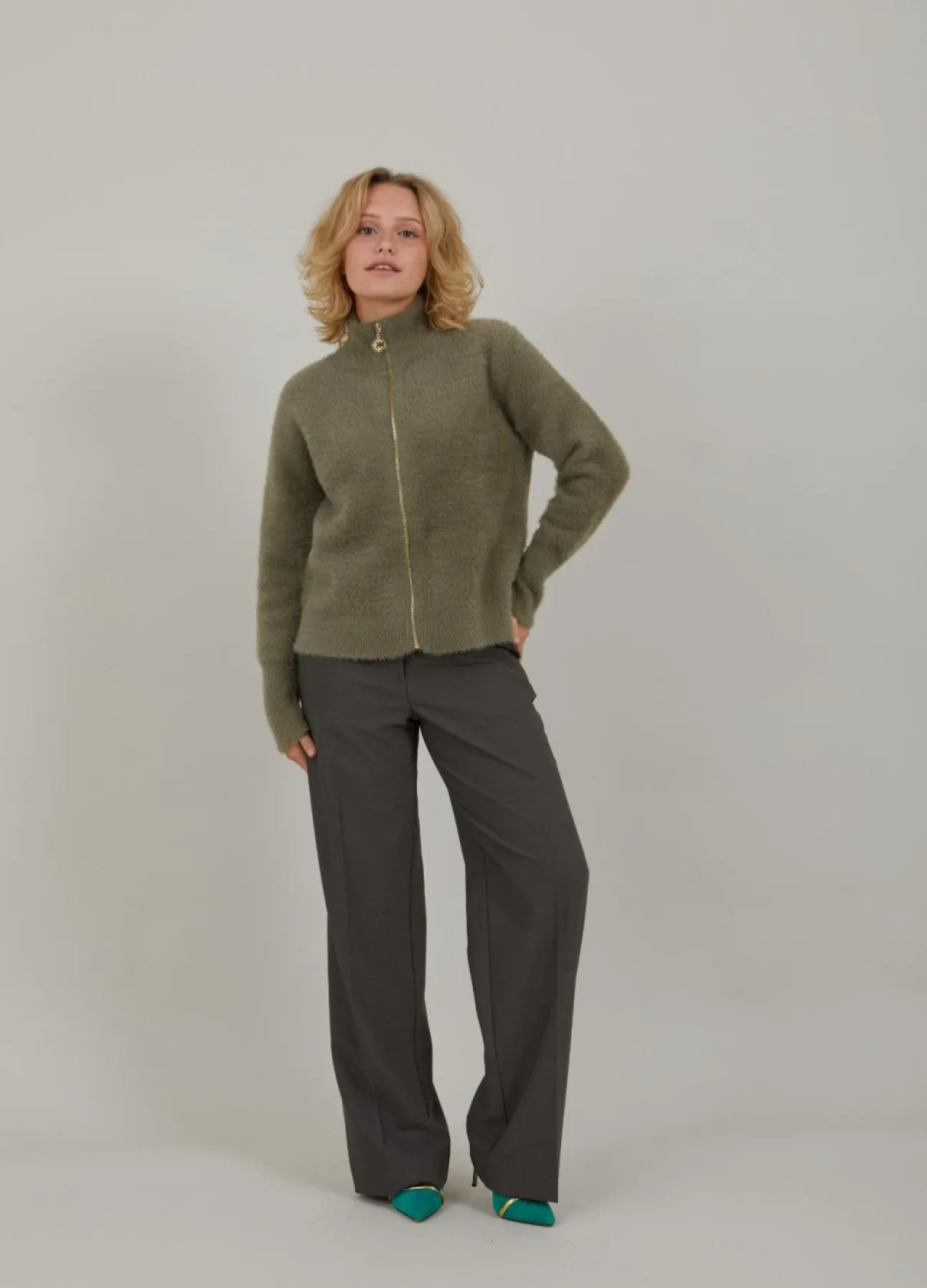 Kvinde Coster Copenhagen Strik^Fluffy Strik Cardigan