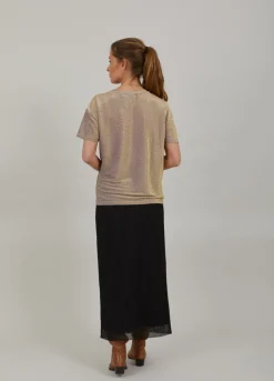 Kvinde Coster Copenhagen Toppe^Glimmer T-Shirt