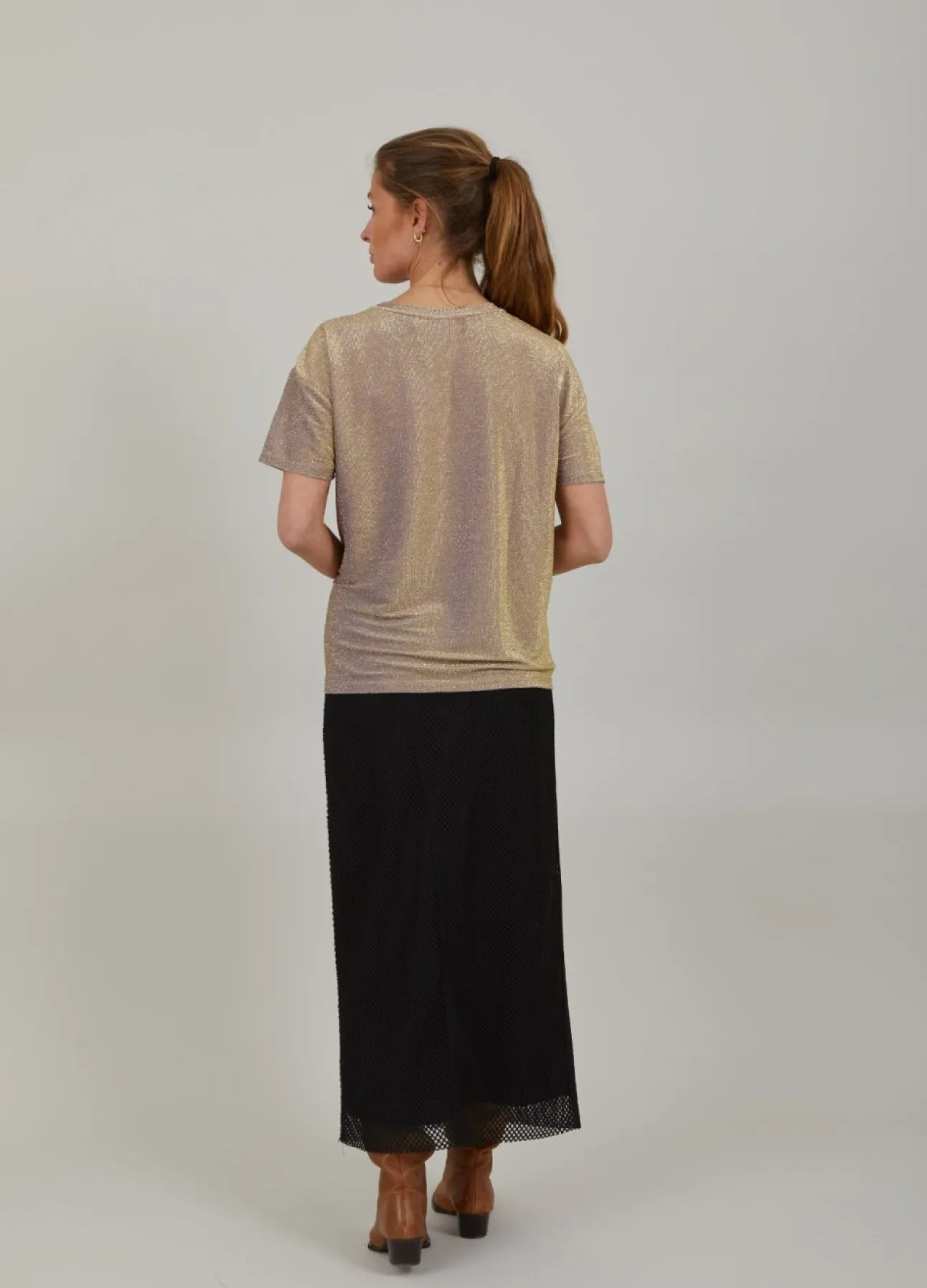 Kvinde Coster Copenhagen Toppe^Glimmer T-Shirt