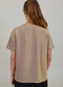 Kvinde Coster Copenhagen Toppe^Glimmer T-Shirt