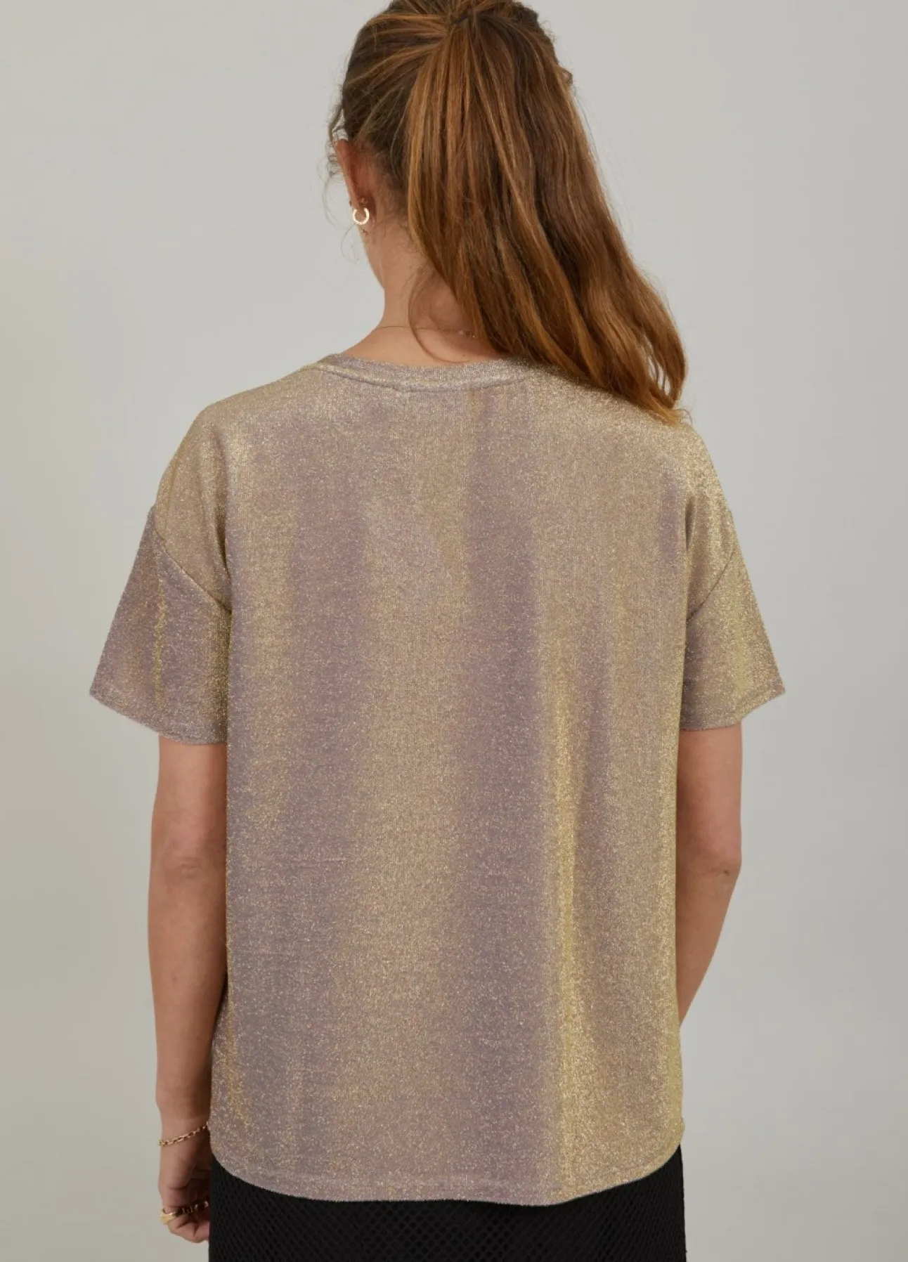 Kvinde Coster Copenhagen Toppe^Glimmer T-Shirt