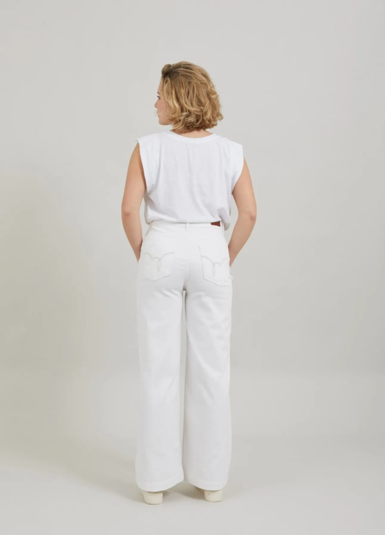 Kvinde Coster Copenhagen Bukser^Hojtaljede Jeans