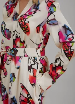 Kvinde Coster Copenhagen Kjoler^Kjole M. Butterfly Print