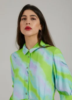 Kvinde Coster Copenhagen Kjoler^Kjole M. Faded Stripe Print