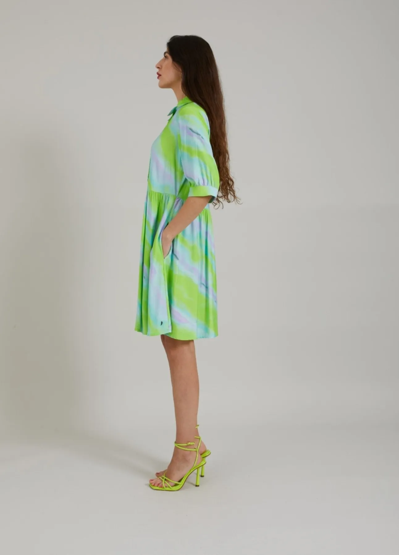 Kvinde Coster Copenhagen Kjoler^Kjole M. Faded Stripe Print