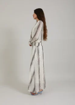 Kvinde Coster Copenhagen Kjoler^Kjole M. Stripe Splash Print
