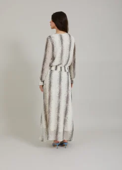 Kvinde Coster Copenhagen Kjoler^Kjole M. Stripe Splash Print