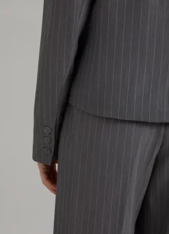 Kvinde Coster Copenhagen Blazers^Kort Blazer M. Nalestriber