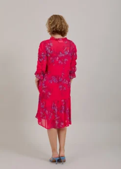 Kvinde Coster Copenhagen Kjoler^Kort Kjole M. Feather Bloom Print