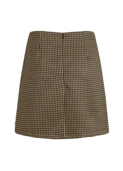 Kvinde Coster Copenhagen Nederdele^Kort Nederdel I Houndstooth