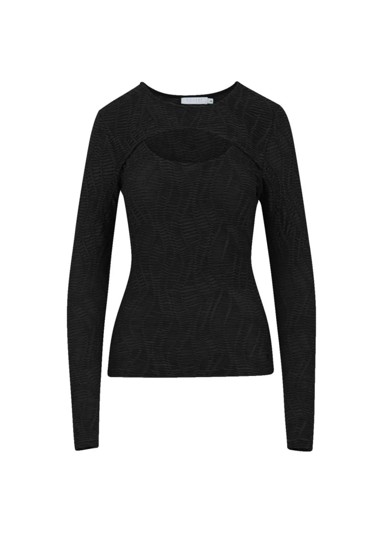 Kvinde Coster Copenhagen Skjorter Og Bluser^Langaermet T-Shirt M. Struktur