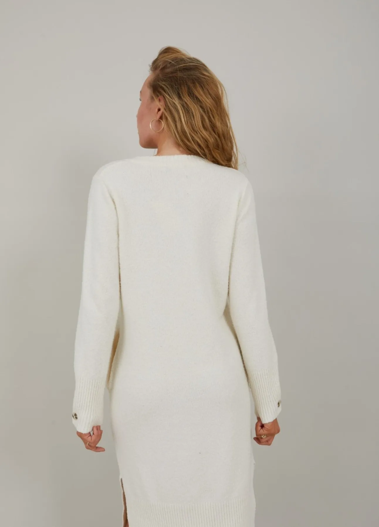 Kvinde Coster Copenhagen Strik^Seawool Boucle Lang Strik