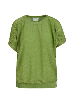 Kvinde Coster Copenhagen Skjorter Og Bluser^Shimmer Top M. Samlinger Pa Aermet