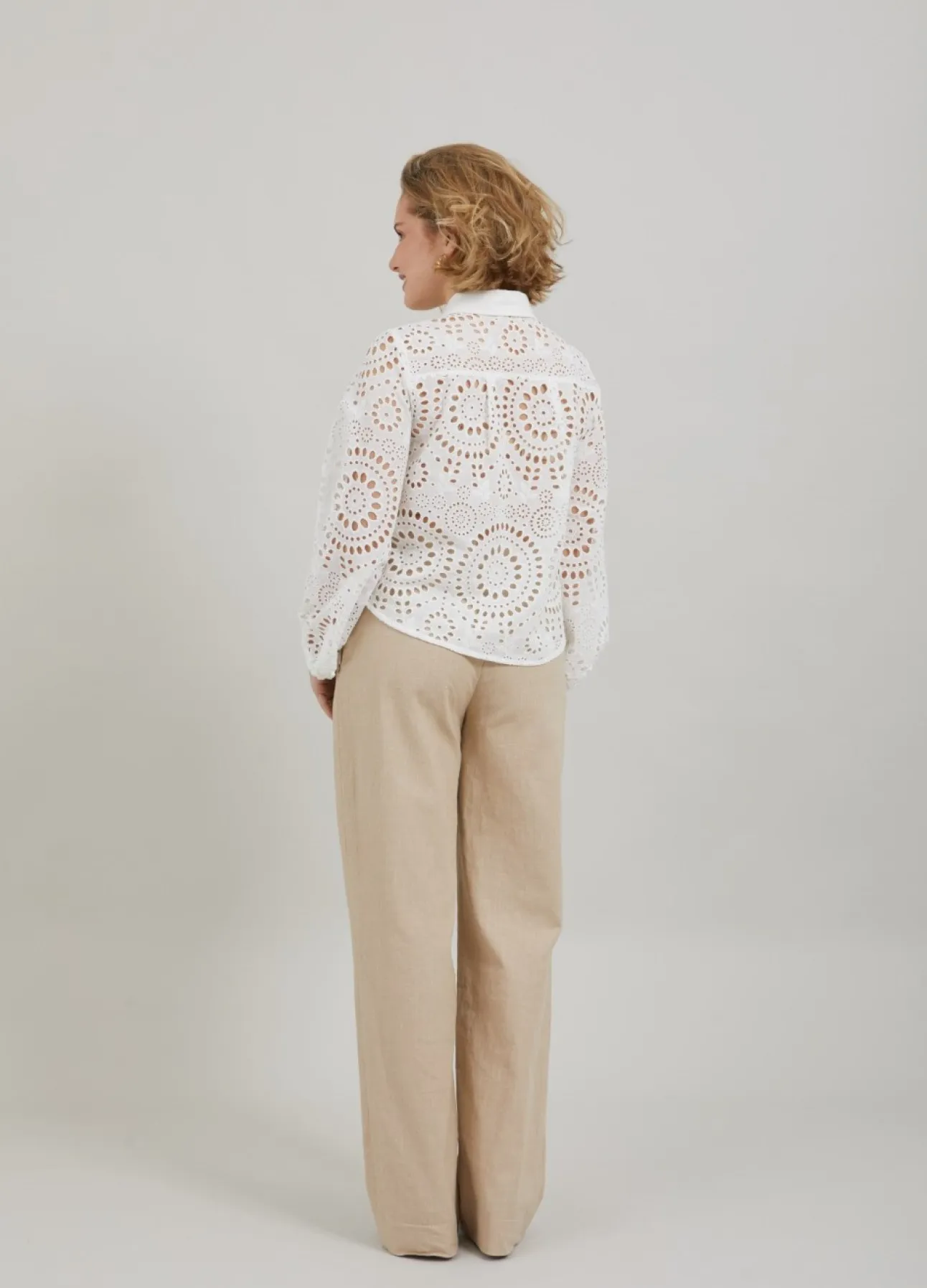 Kvinde Coster Copenhagen Skjorter Og Bluser^Skjorte I Broderi Anglaise