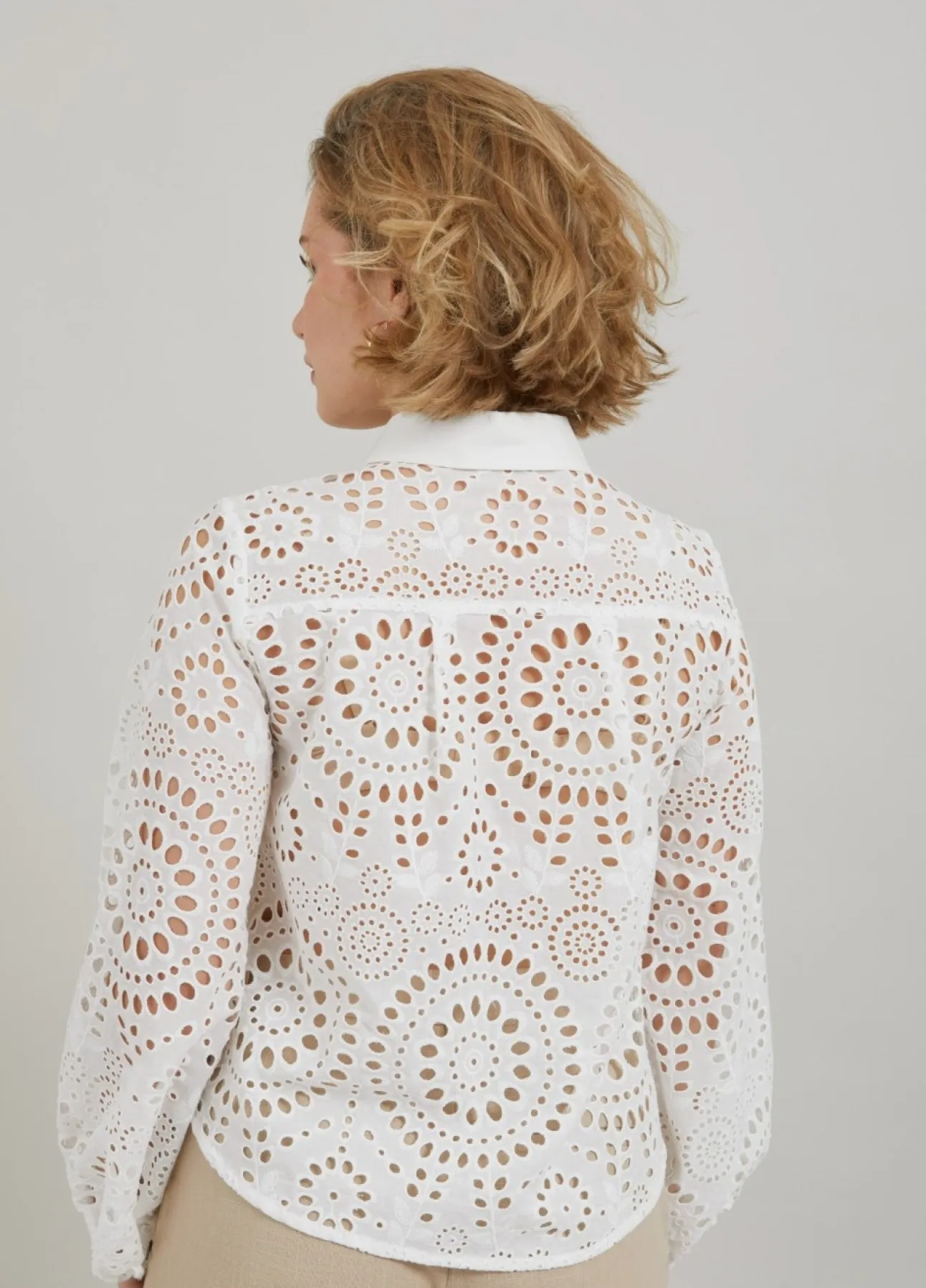 Kvinde Coster Copenhagen Skjorter Og Bluser^Skjorte I Broderi Anglaise