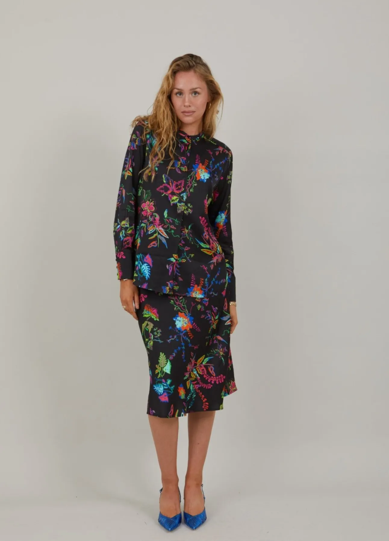 Kvinde Coster Copenhagen Skjorter Og Bluser^Skjorte I Glow Print