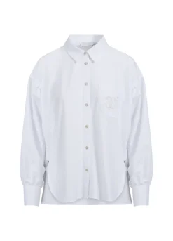 Kvinde Coster Copenhagen Skjorter Og Bluser^Skjorte M. Bokset Pasform Og Broderinger