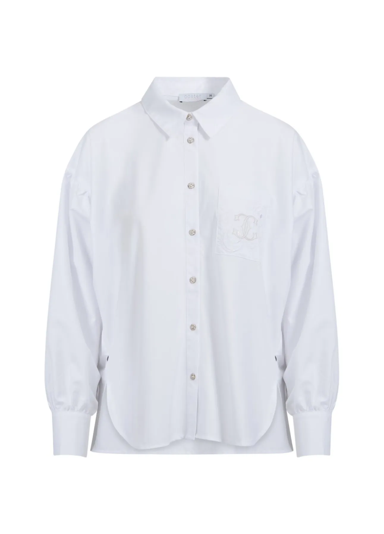 Kvinde Coster Copenhagen Skjorter Og Bluser^Skjorte M. Bokset Pasform Og Broderinger