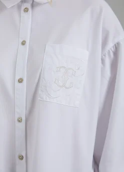Kvinde Coster Copenhagen Skjorter Og Bluser^Skjorte M. Bokset Pasform Og Broderinger