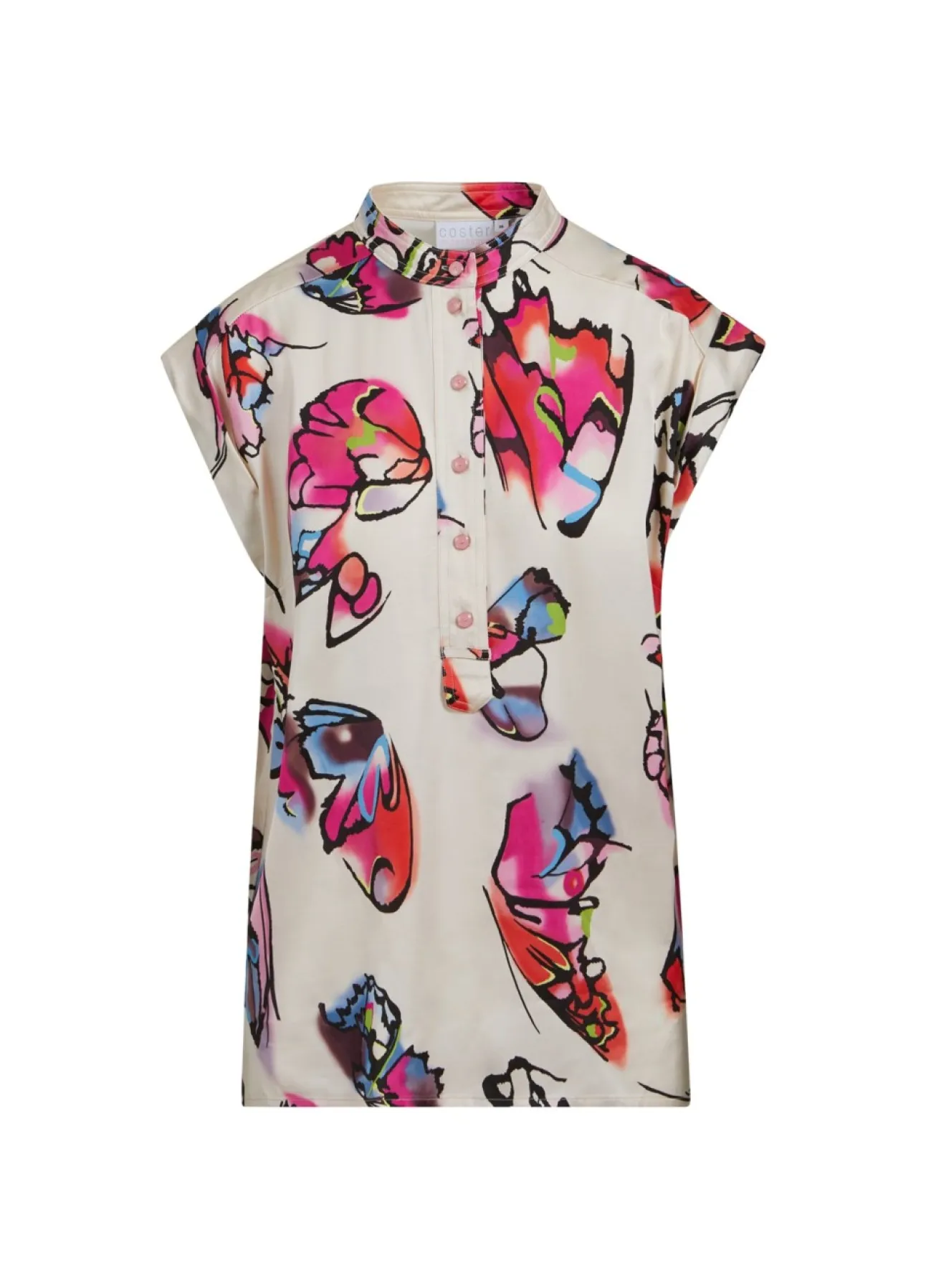 Kvinde Coster Copenhagen Toppe^Skjorte M. Butterfly Print
