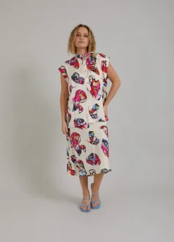 Kvinde Coster Copenhagen Toppe^Skjorte M. Butterfly Print