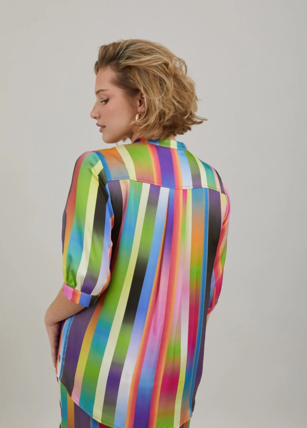 Kvinde Coster Copenhagen Skjorter Og Bluser^Skjorte M. Faded Stripe Print