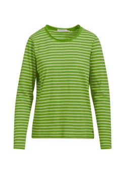 Kvinde Coster Copenhagen Skjorter Og Bluser^Stribet T-Shirt M. Lange Aermer