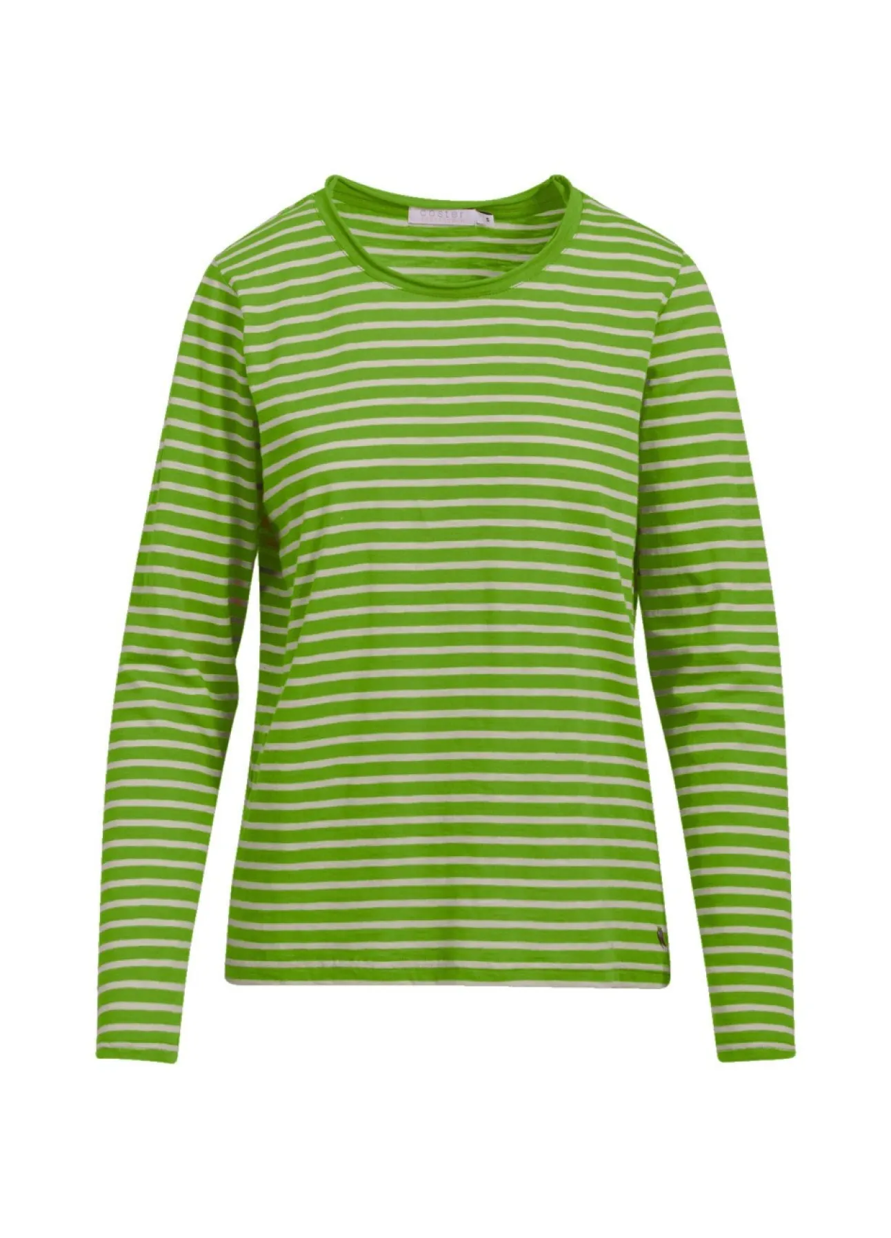 Kvinde Coster Copenhagen Skjorter Og Bluser^Stribet T-Shirt M. Lange Aermer