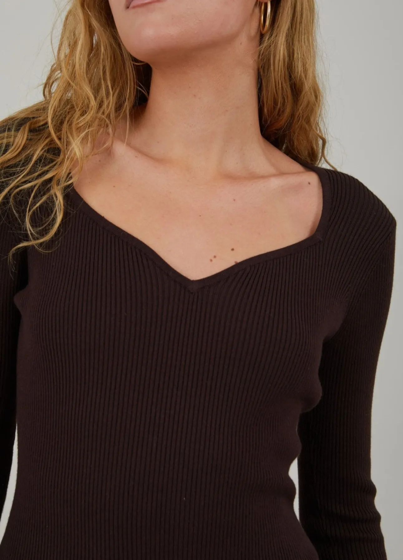 Kvinde Coster Copenhagen Strik^Strik M. Heart Shape Hals