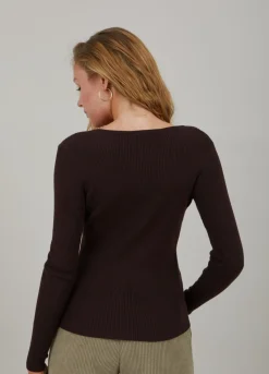 Kvinde Coster Copenhagen Strik^Strik M. Heart Shape Hals