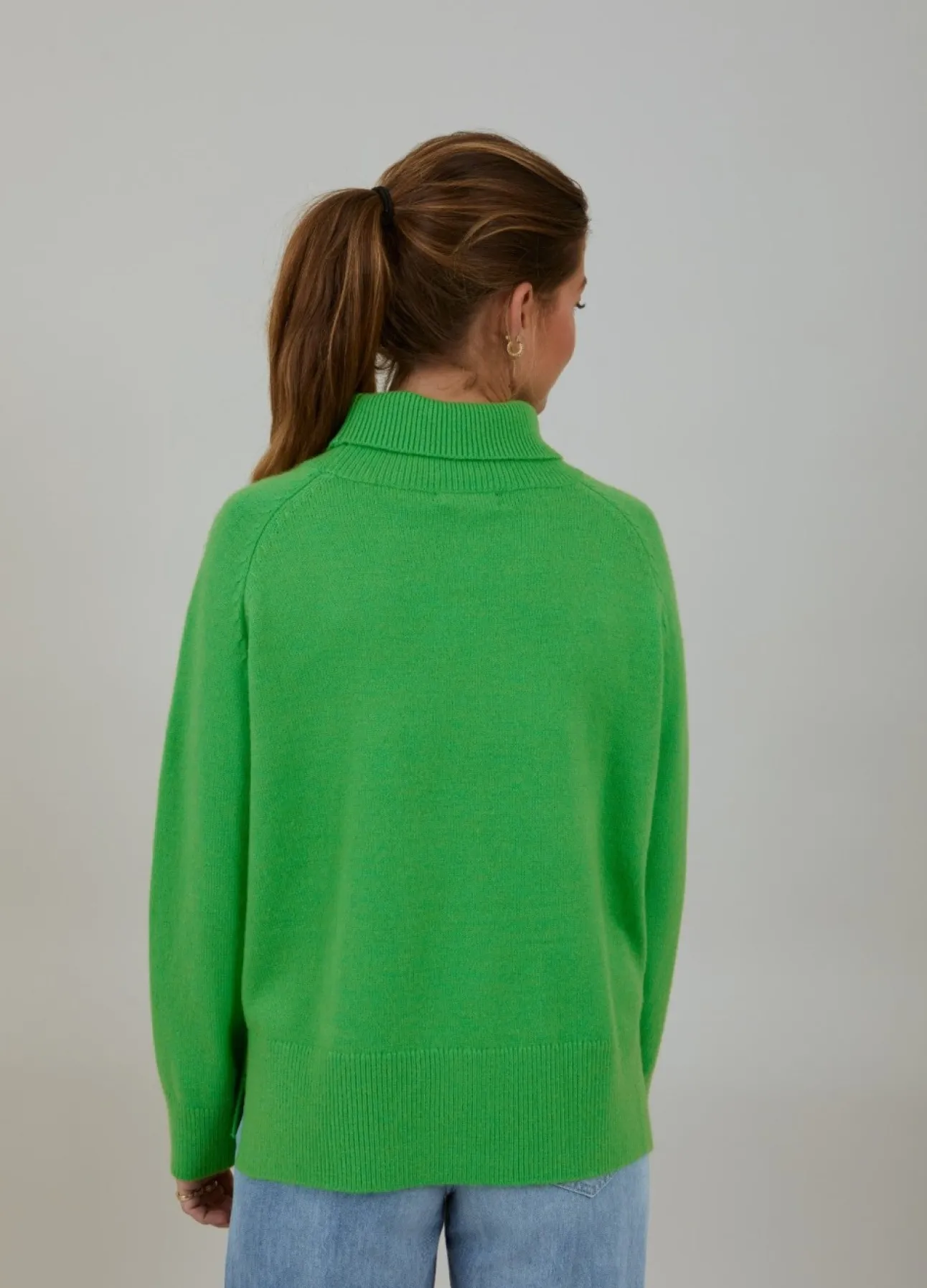 Kvinde Coster Copenhagen Strik^Sweater M. Hoj Hals