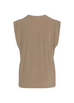 Kvinde Coster Copenhagen Toppe^Top I Lurex Jersey