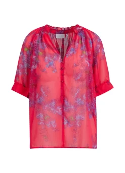 Kvinde Coster Copenhagen Skjorter Og Bluser^Top M. Feather Bloom Print