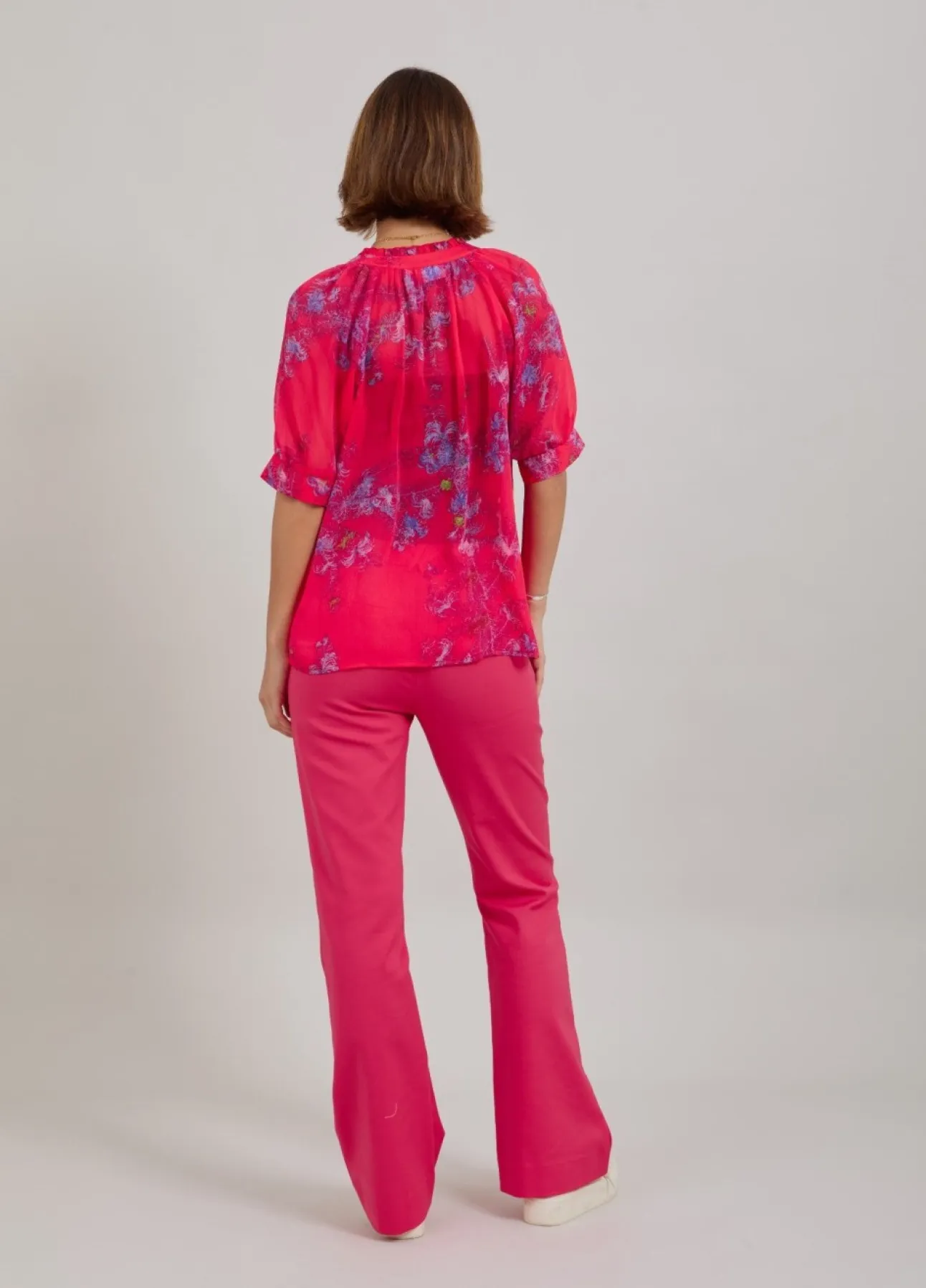 Kvinde Coster Copenhagen Skjorter Og Bluser^Top M. Feather Bloom Print