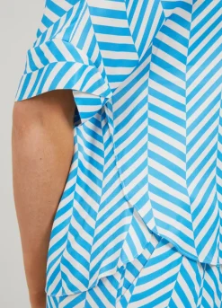 Kvinde Coster Copenhagen Skjorter Og Bluser^Top M. Heringbone Print