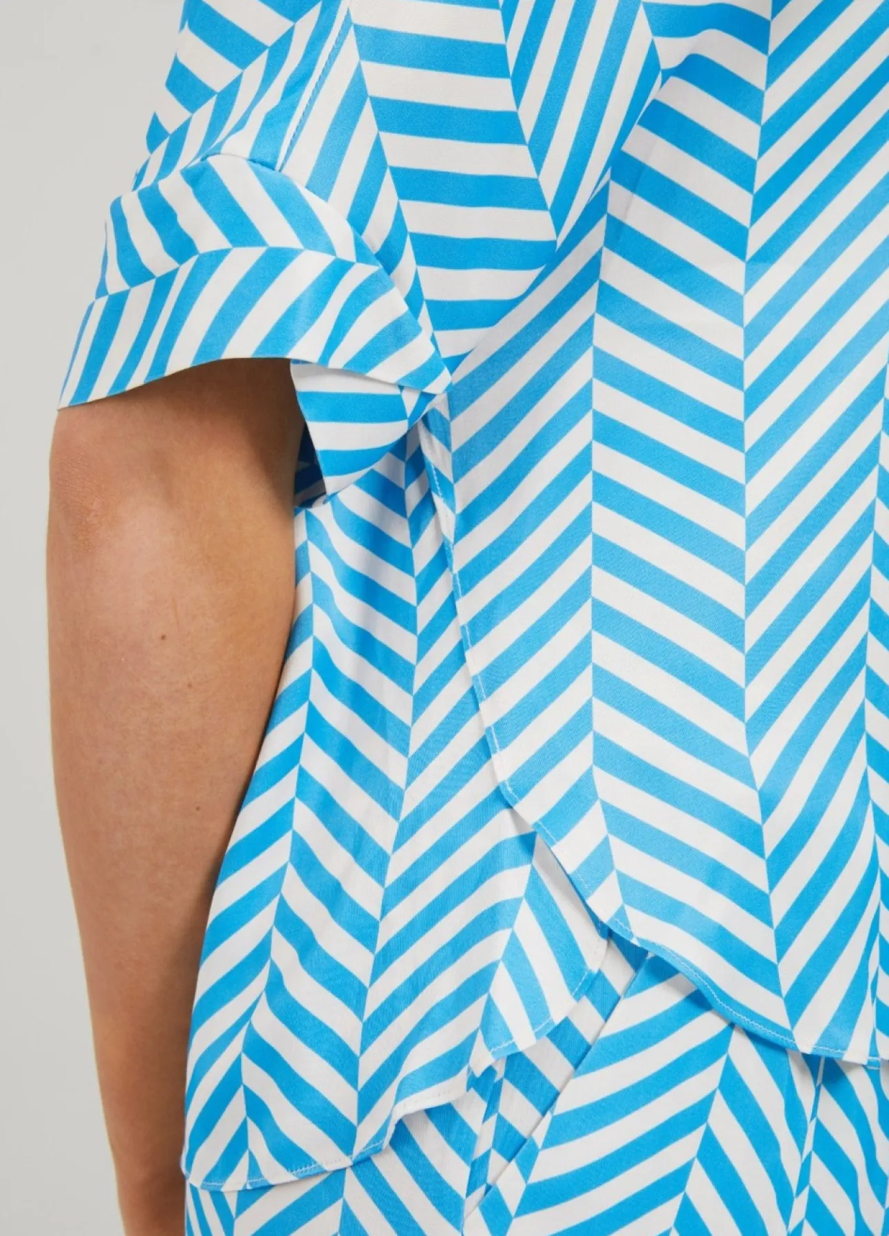 Kvinde Coster Copenhagen Skjorter Og Bluser^Top M. Heringbone Print