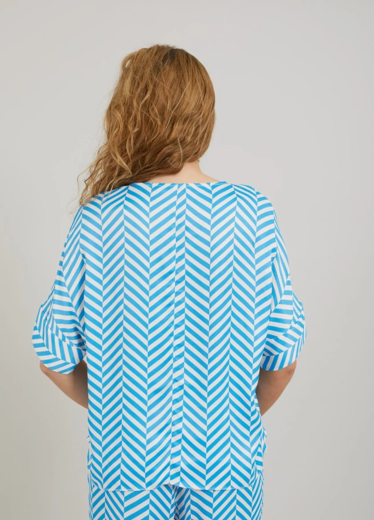 Kvinde Coster Copenhagen Skjorter Og Bluser^Top M. Heringbone Print