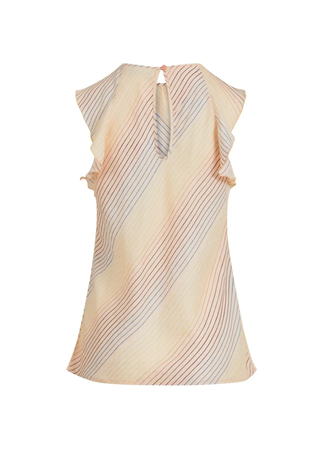 Kvinde Coster Copenhagen Toppe^Top M. Stribet Regnbue Print