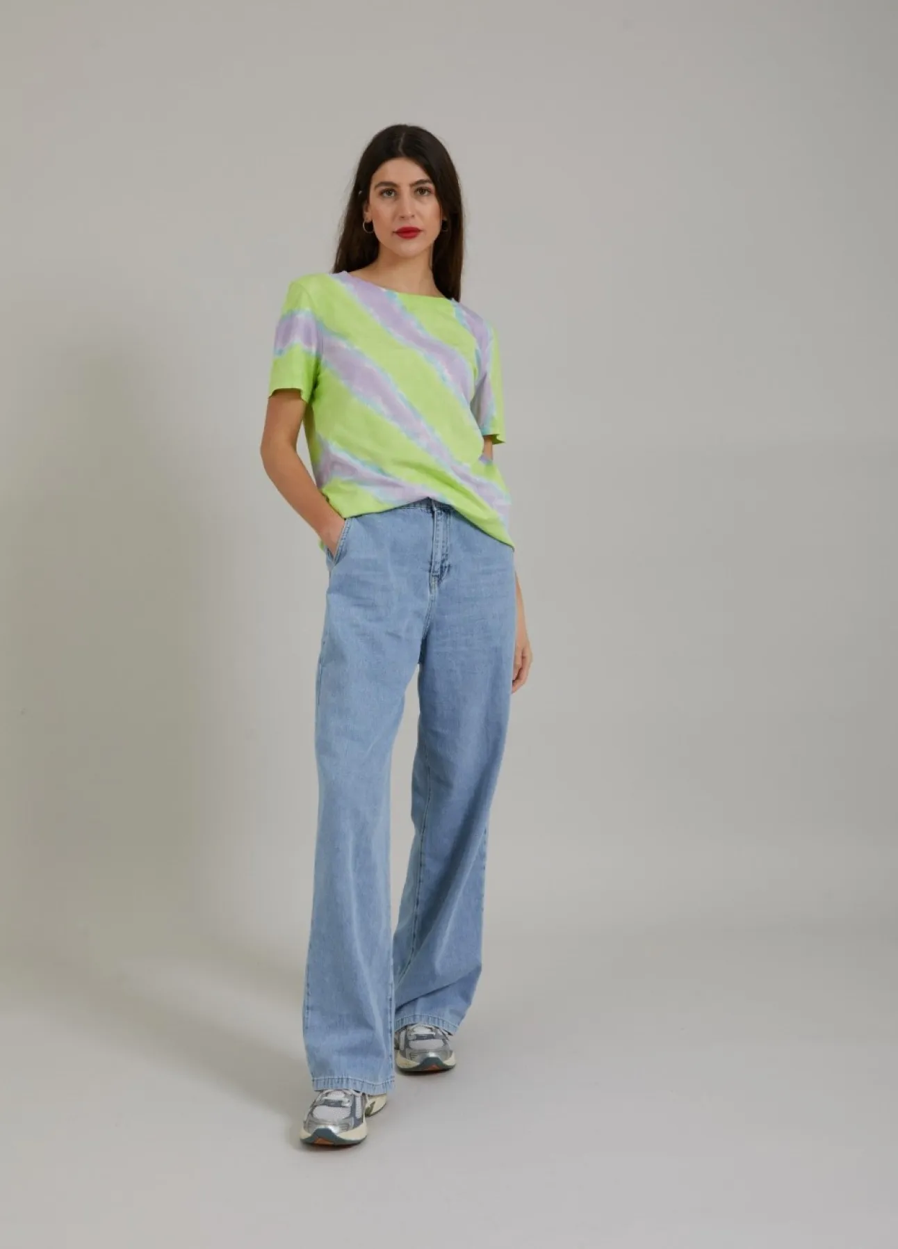 Kvinde Coster Copenhagen T-Shirts^T-Shirt M. Dip Dye Print