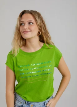 Kvinde Coster Copenhagen T-Shirts^T-Shirt M. Folie Logo