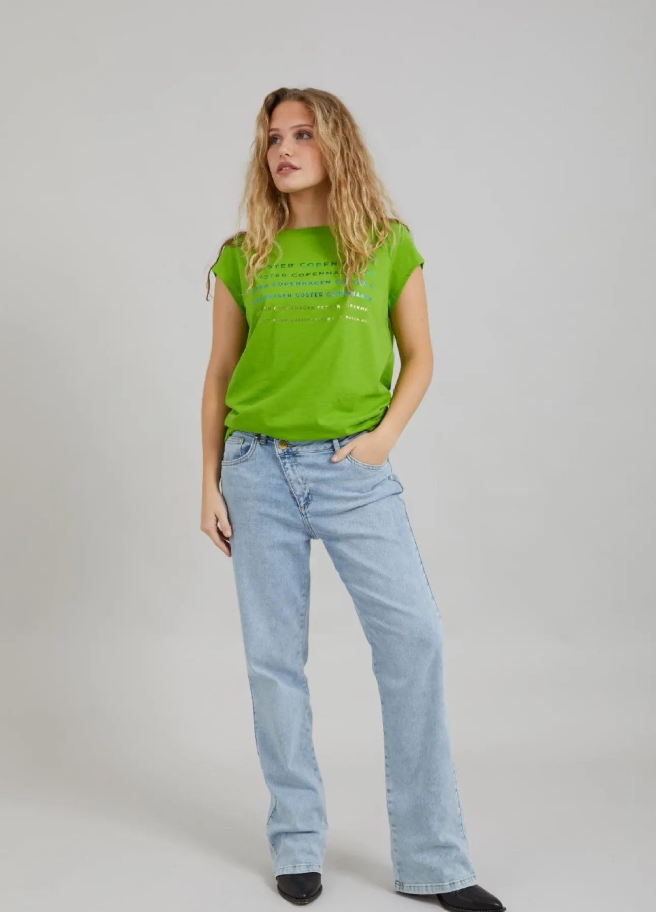 Kvinde Coster Copenhagen T-Shirts^T-Shirt M. Folie Logo