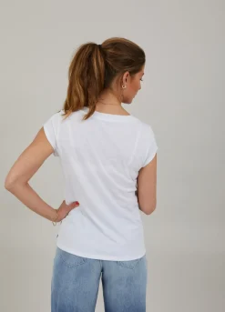 Kvinde Coster Copenhagen T-Shirts^T-Shirt M. Heart Lips Print