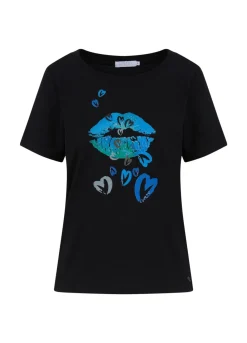 Kvinde Coster Copenhagen T-Shirts^T-Shirt M. Heart Lips Print