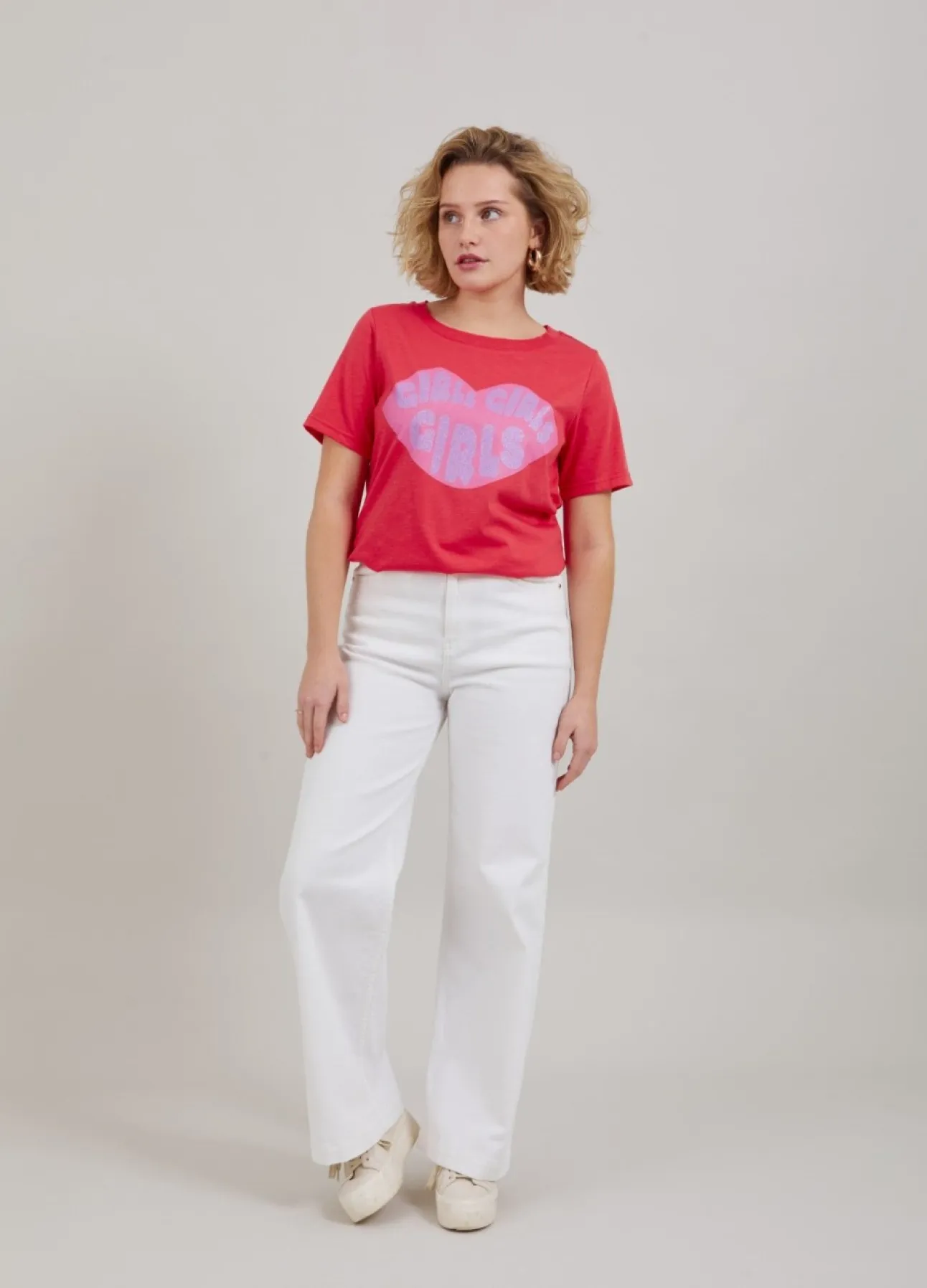 Kvinde Coster Copenhagen T-Shirts^T-Shirt M. Laebe Print