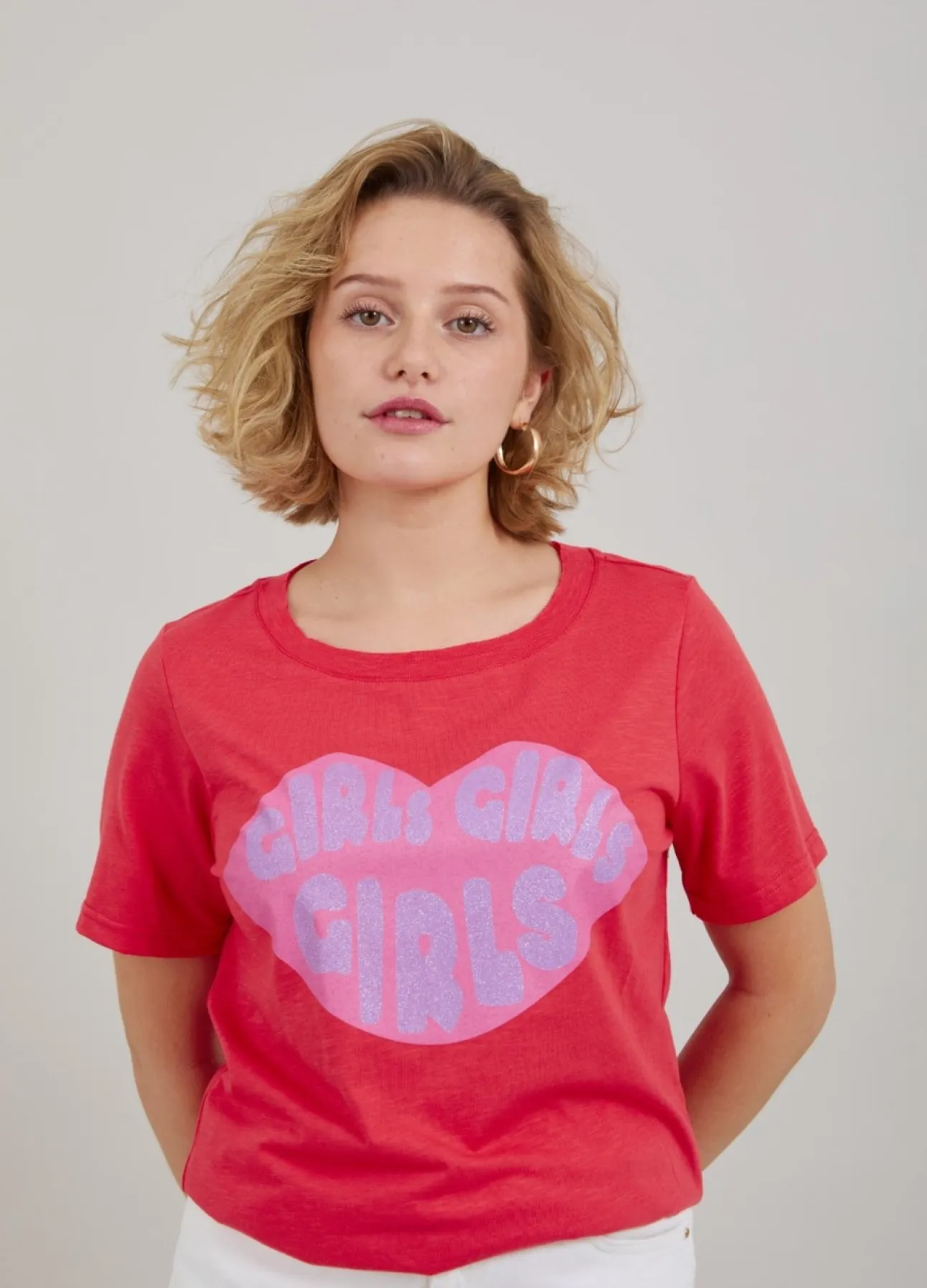 Kvinde Coster Copenhagen T-Shirts^T-Shirt M. Laebe Print