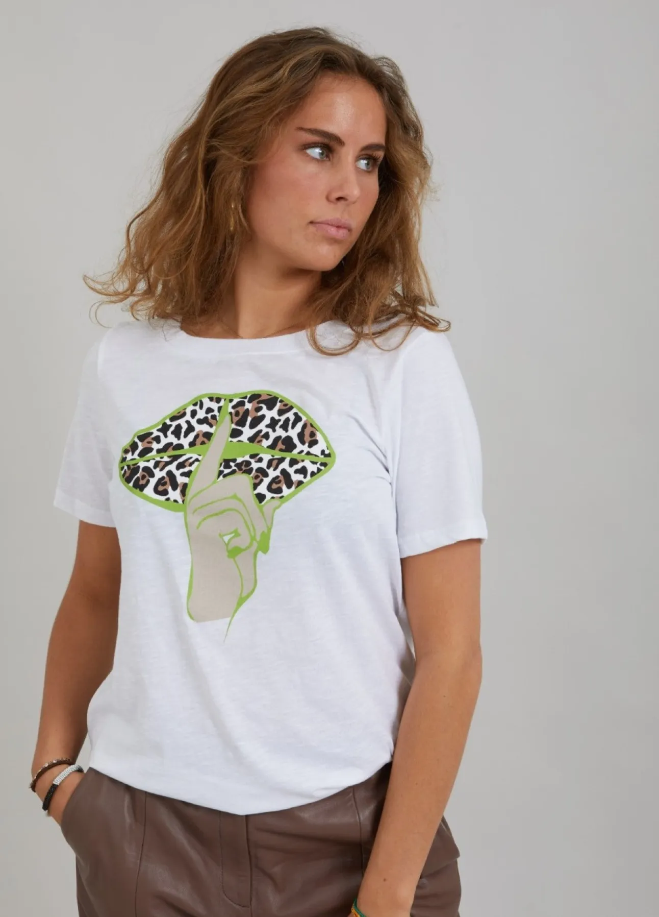 Kvinde Coster Copenhagen T-Shirts^T-Shirt M. Leo Lips