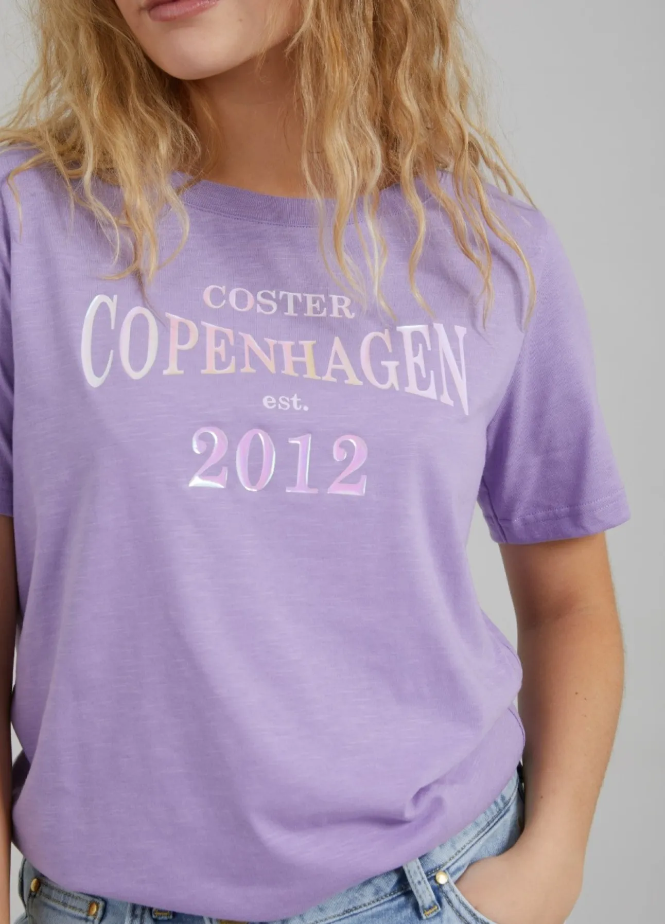 Kvinde Coster Copenhagen T-Shirts^T-Shirt M. Logo Print