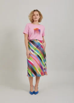 Kvinde Coster Copenhagen T-Shirts^T-Shirt M. Sky Print